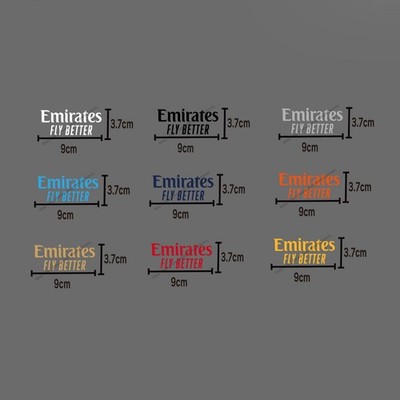 Patch Fly Emirates Petit 10 Cm – Transfert Thermocollant – Pour Maillot De Foot – NEUF
