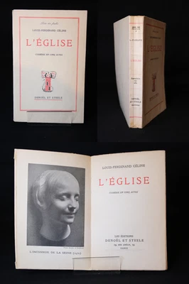 CÉLINE (Louis-Ferdinand), L’Église. Paris, Denoël et Steel, 1933. - Photo 1/3