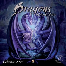 Dragons by Anne Stokes 2026 Square Wall Calendar