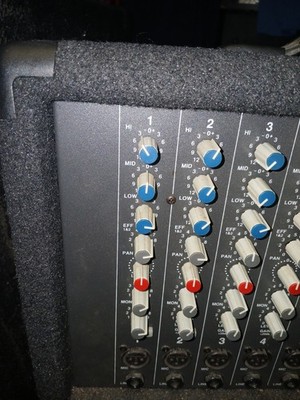 Carvin CX872 6 Channel Powered Mixer w/ Equalizer TESTED GOOD