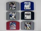 Nintendo 64 N64 Sports Game Lot Madden Griffey NFL QB Club 6 Games