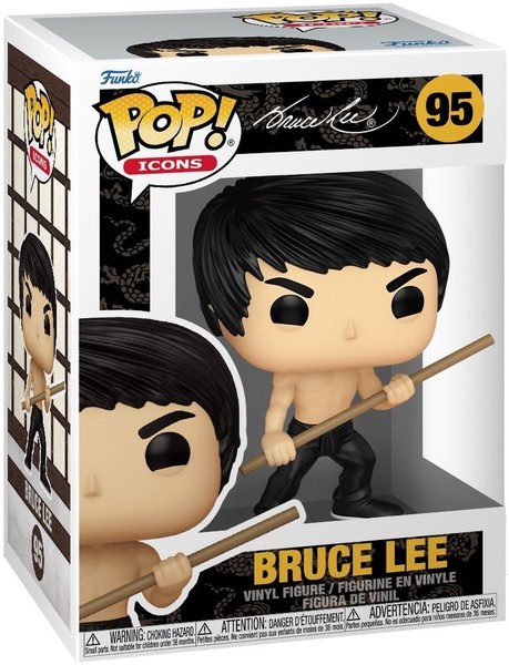 Gadget - Bruce Lee: Funko Pop! Icons - Bruce Lee (Dynamic) (Vinyl Figure 95) -D--image