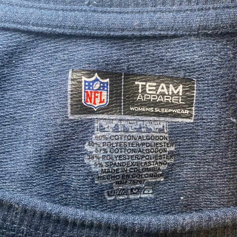 Prendas para dormir de manga larga para mujer Chicago Bears NFL Team Apparel - L Foto 2 de 4