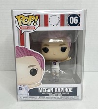 Funko Pop! Vinyl Megan Rapinoe #06 Sports Legends USWNT Soccer w/ Protector