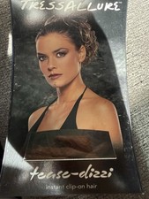 Tressallure Tease Parti Instant Clip on Hair medium red