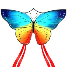 Butterfly Kite for Kids  Adults Easy to Fly, 55" x 28" Large Single Line for