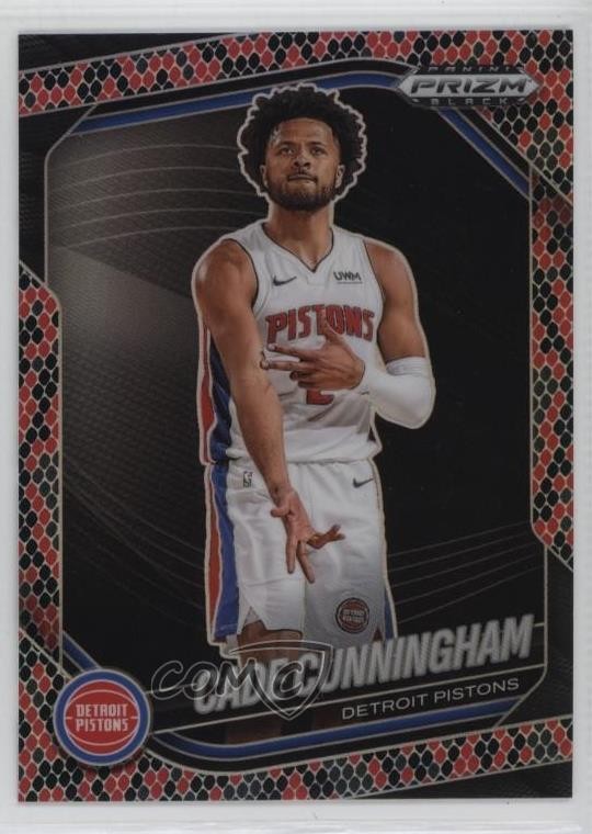 2024-25 Panini Prizm Black Snakeskin Prizm Cade Cunningham #8 1p3t