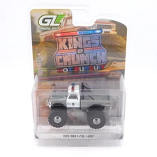 Raw Finish 1978 Ford F-250 LAPD Kings of Crunch Hot Pursuit 1:64 Diecast