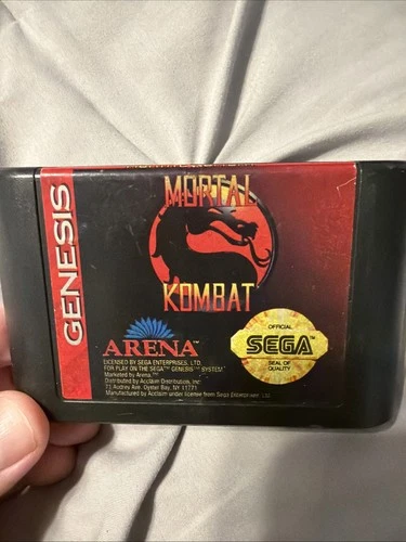 sega genesis mortal kombat With Controller