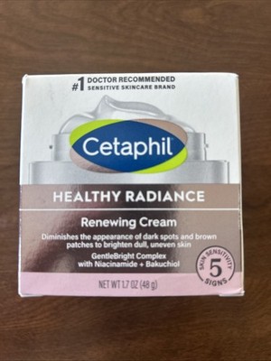 Cetaphil Healthy Radiance Renewing Cream With Niacinamide Bakuchiol 1.7 oz.NEW
