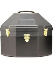 M&F Western Hat Can Cowboy Case Hard Plastic Fits Double Black 01510