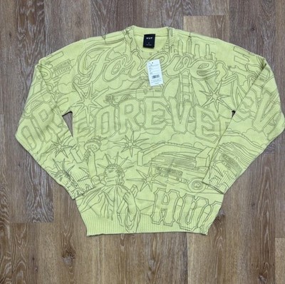 huf sweatshirt Forever Pistachio Sz L
