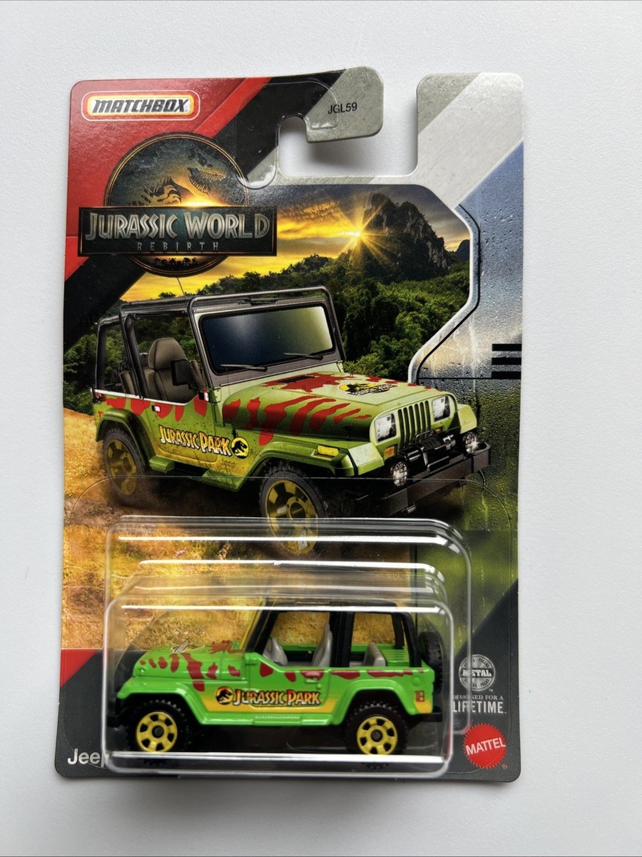 2025 MATCHBOX JURASSIC WORLD REBIRTH FORD EXPLORE & JEEP WRANGLER