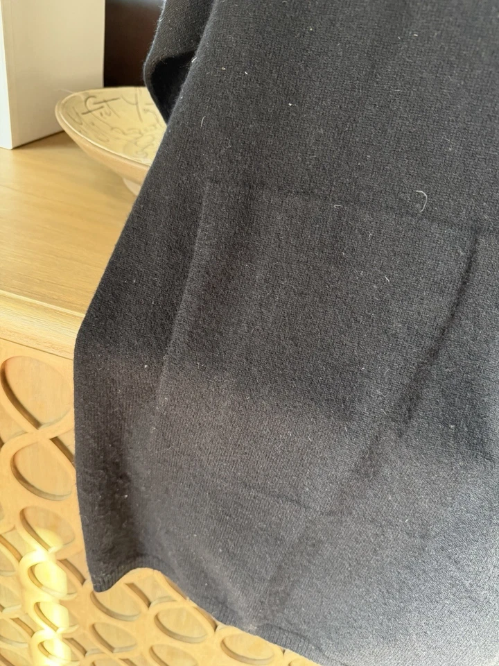 Theory Black 100% Cashmere Turtleneck Sweater Dress Womens Size S - Image 3 of 4