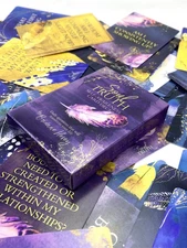 56-Piece Soul Truth Oracle Card Set - Self-Awareness Tarot Deck with PDF Manual