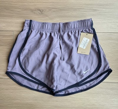 Nike Tempo 3'' Running Shorts Women s XS Purple Brief Lined Dri FIT Athletic NWT