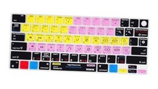 XSKN Silicone Keyboard Cover Skin for MacBook US Layout, Serato DJ Shortcuts