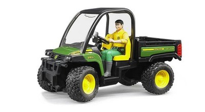 BRUDER John Deere Gator XUV 855D mit Fahrer - B102490 - BAUERNHOF SPIELZEUG / FIGUR