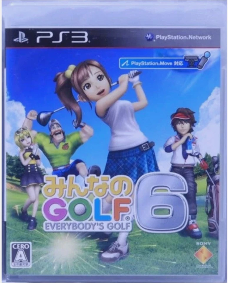 Everybody's GOLF 5 6 set Lot 2 PS3 Sony PlayStation 3 Japan Version - Image 3 of 4