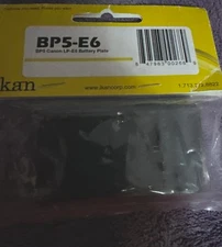 Battery Plate for Canon LP-E6 LP-E6N LP-E6+ battery & Ikan monitors VH8 (BP5-E6)