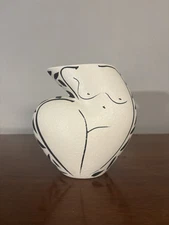 Donna Polseno Vintage Woman Figure Vase