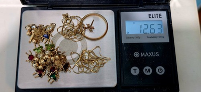 #ad 14kt Gold 12.6 Grams Scrap or Wearable $890.00