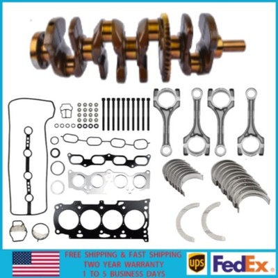 2.4L Engine Overhaul Rebuild Kit For 2AZFE Toyota Camry RAV4 Solara Matrix Scion