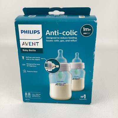 Philips Avent Baby Bottles Anti-Colic 9 Ounce Air Free Vent Infant Feeding Set