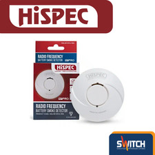 Hispec RF10-PRO Smoke Alarm – 10 Year Battery, Wireless Interlink, 85dB