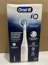 Oral-B iO 2 Series Rechargeable Electric Toothbrush - White NEW  SEALED