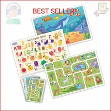 40 Pack Waterproof Disposable Placemats for Baby, Place mats for Kids, Toddler -