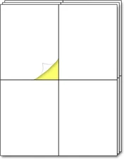 30 Sheets - Large Shipping Address Labels, Mailing Label Stickers for Packages,