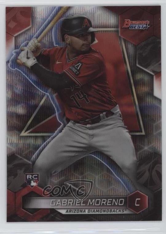 2023 Bowman's Best Wave Refractor Gabriel Moreno #38 0q0m