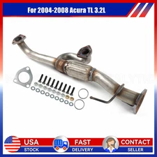 Fits: 2004 2005 2006 2007 2008 Acura TL 3.2L V6 Front Flex Y Pipe Direct Fit