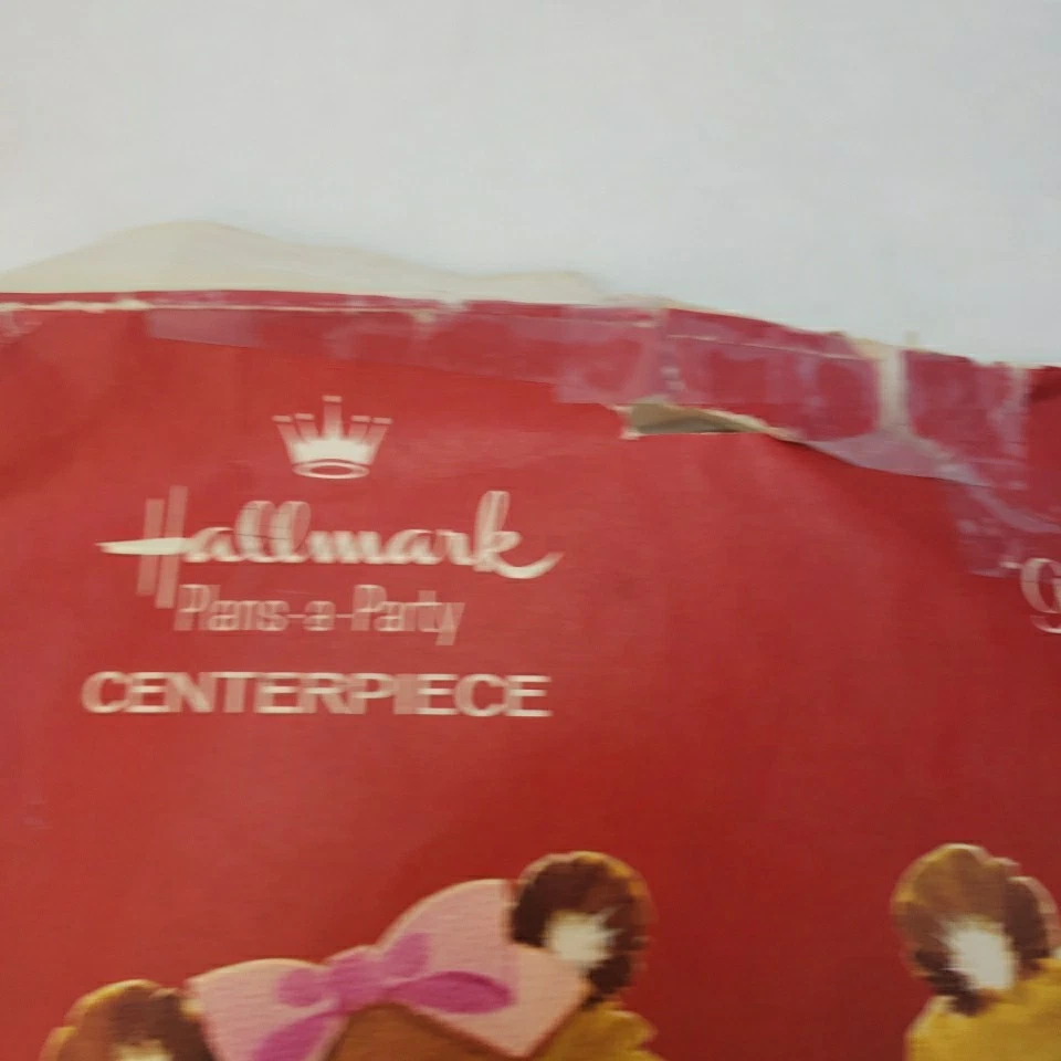 Centro de mesa vintage con sello Ricitos de oro antromórfico decoración de fiesta de cumpleaños Foto 3 de 4