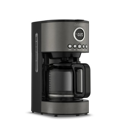NEW Cuisinart 12 Cup Programmable Coffeemaker BLACK STAINLESS Model# DCC-1220BKS
