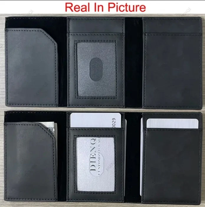Smart Wallet Herren Geldbörse RFID Blockierung Schwarz Neu mit Etikett RFID . - Bild 4 von 4