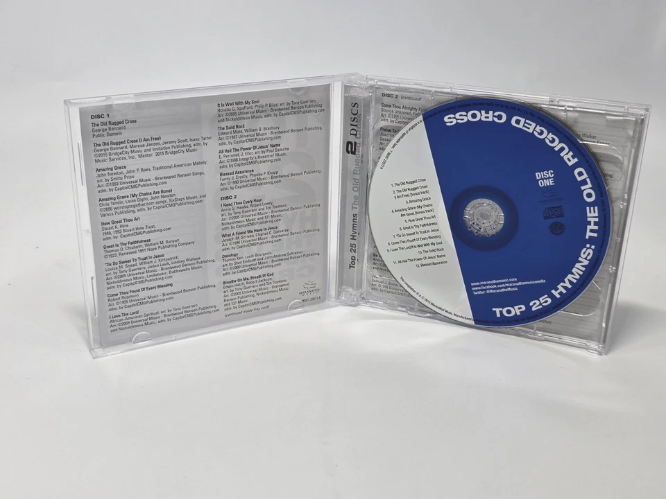 Top 25 Hymns The Old Rugged Cross Maranatha Music 2 CD Album Worship Christian Foto 3 de 4