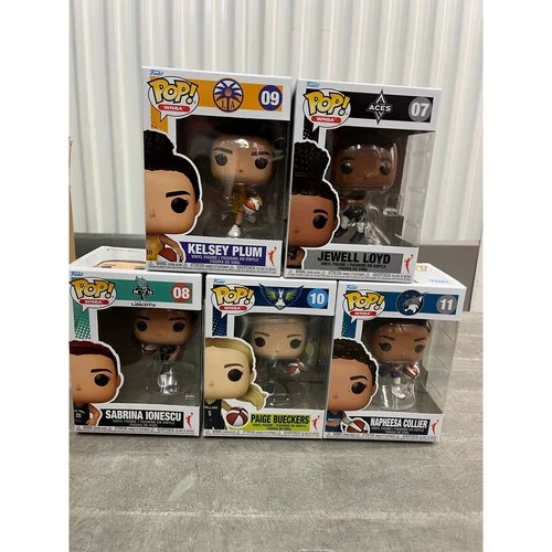 Funko Pop Lot WNBA Plum Loyd Ionescu Bueckeres CollieR