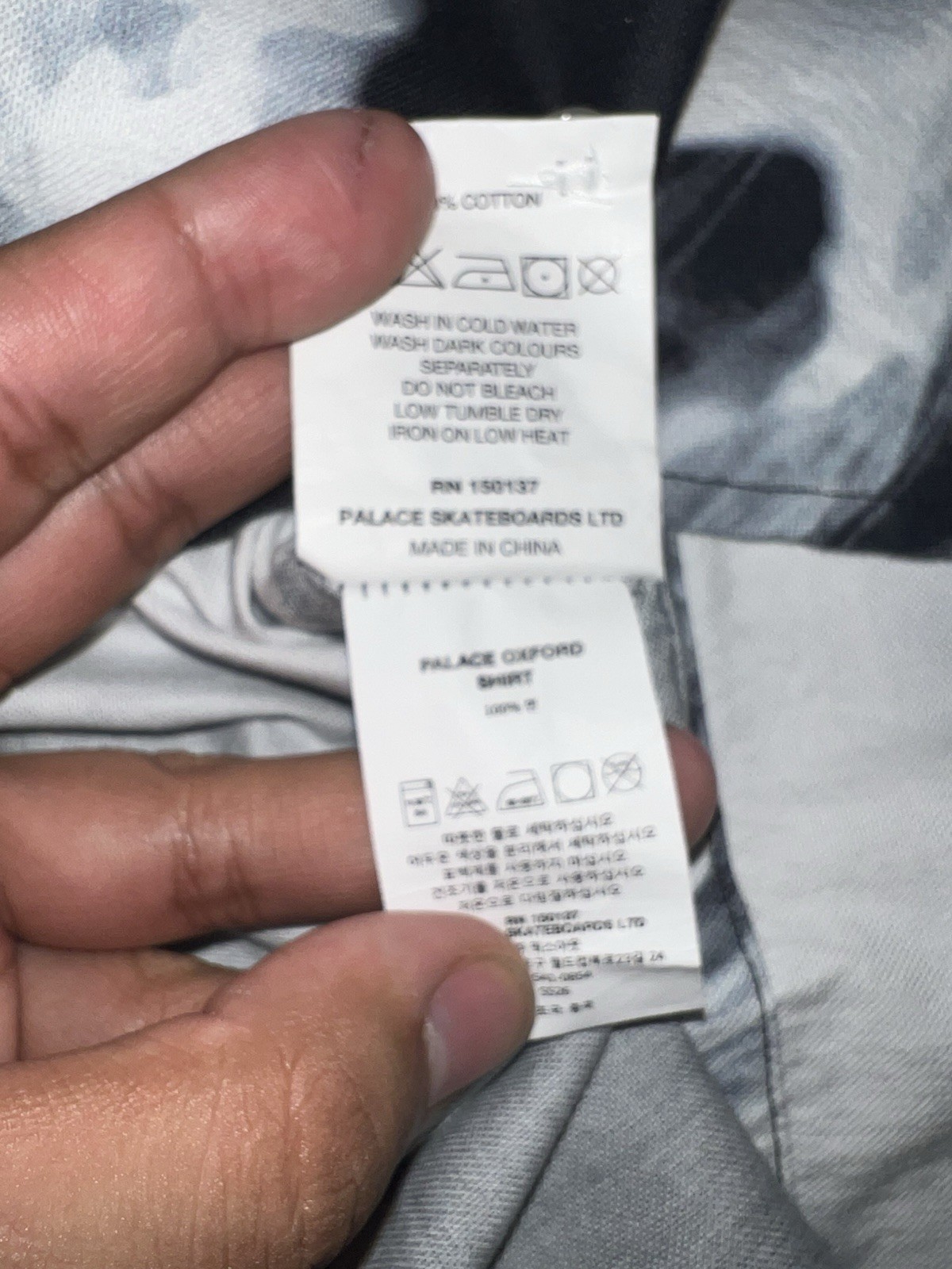 NEW Palace Oxford Shirt Smoked Size Large *READY TO SHIP* ✅🔥 thumbnail 5