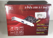 VANTEC UGT-PC371AC 2-PORT USB 3.1 GEN II TYPE A/C PCIE HOST CARD BRAND NEW