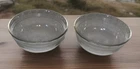 2 Vintage Pyrex 464 Clear Scalloped Edge Custard Cups Ramekins 10oz 300mL