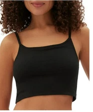  Gap GapBody Women's Logo Comfort Cropped Bralette/Cami  Black $34.50  Medium 