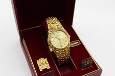 Gruen Nugget Mens Watch NOS unworn With Original Box - New Battery
