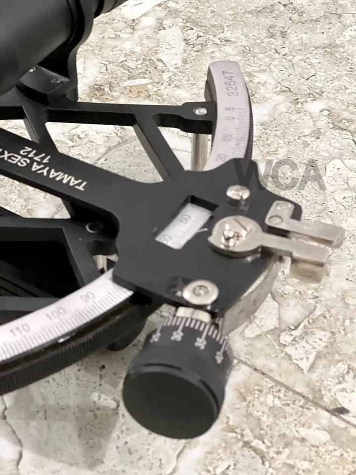 Sextante 1712 Acabado Antiguo Tamaya 9" Aluminio Sólido Navegación Regalo Navidad Foto 2 de 4