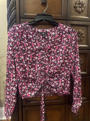 floral top blouse Medium 