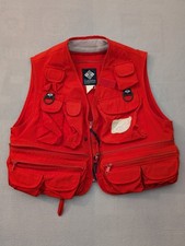 Vintage Columbia Sportswear Fishing Vest Red M Made in Korea FM104CT Vintage Columbia Sportswear Fishing Vest Red M Made in Korea FM104CT - Image 1
