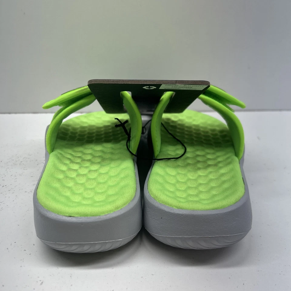 Sandalias Under Armour 1Y para niños verdes/grises nuevas sin etiquetas Foto 3 de 4