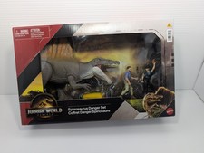   Jurassic World Rebirth Spinosaurus Danger Set Dinosaur Playset NIB Sealed