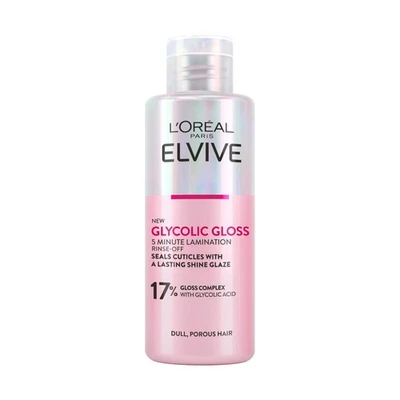 L'oreal Elvive GLYCOLIC GLOSS 5 Minute Lamination Rinse Off Treatment 200ml